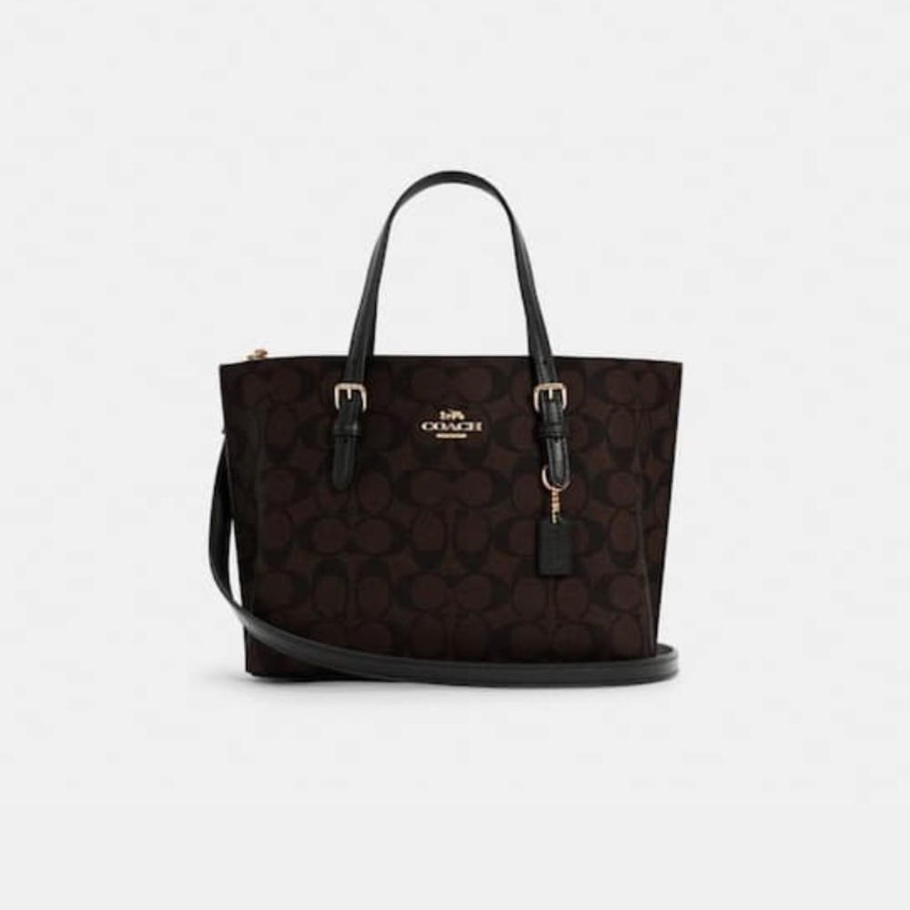 Coach Mollie 25 Tote in signature canvas